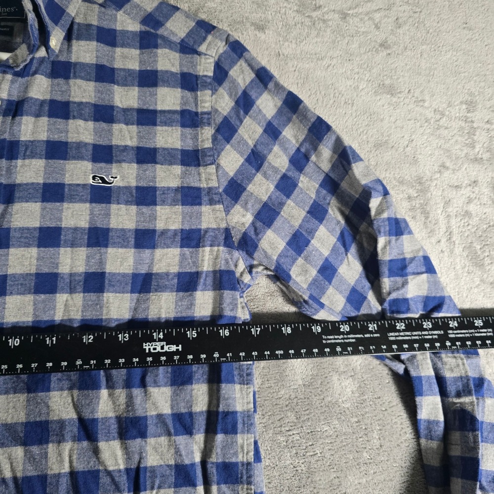 Vineyard Vines Slim Fit Whale Shirt Button Down Plaid Checkered XS - Picture 3 of 6
